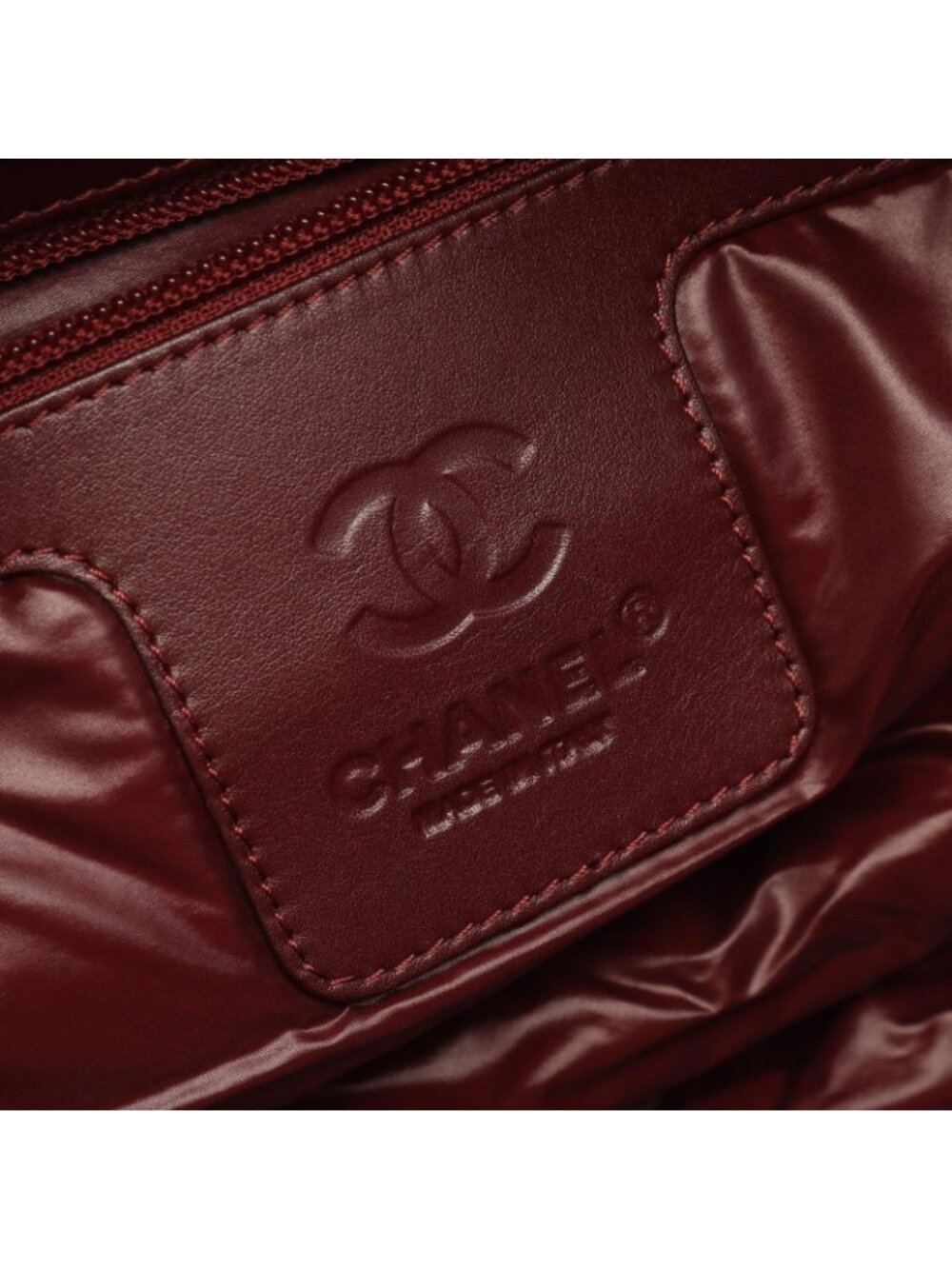 Chanel Coco Cocoon Black Nylon Leather Boston Bag - Picture 4 of 9